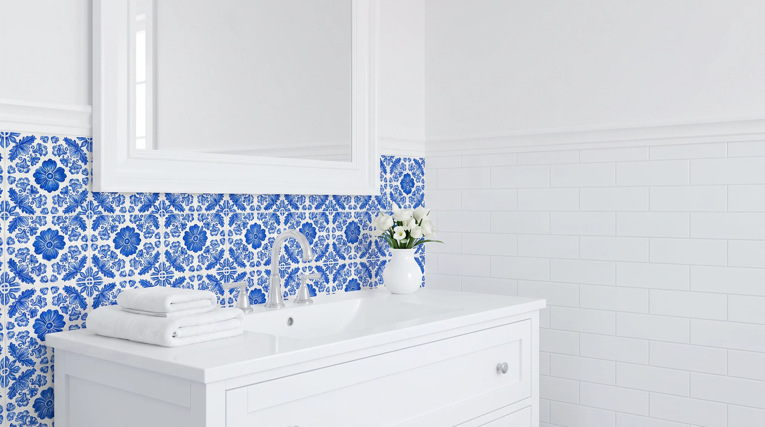 Custom tile printing for kitchen and bathroom décor